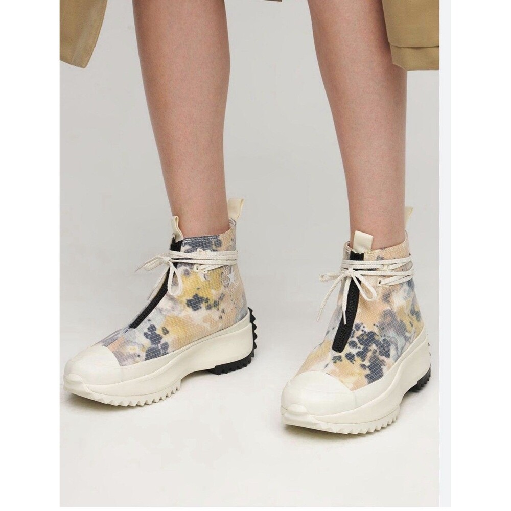 Converse Run Star High Top Washed Florals Unisex 6.5 W 5 M Shoes Sneakers Taylor